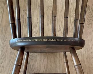 Set of 6 1945-1955 Stenciled Hitchcock Chairs. Photo 4 of 5.