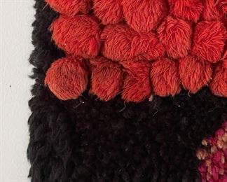 Hand-Stitched American Flag Wall Hanging. Measures 60" W x 42" H. Photo 2 of 2.