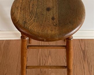 Vintage Stool. Measures 24" H. Photo 2 of 2.