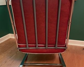 1930s Art Deco Kem Weber “Springer Chair” for Lloyd Manufacturing. Measures 22" W with 17" Seat. Photo 3 of 6.