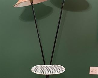 Mid-Century Tray Table Floor Lamp. Measures 65" H. Photo 1 of 3.