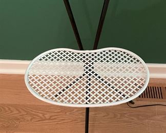 Mid-Century Tray Table Floor Lamp. Measures 65" H. Photo 3 of 3.