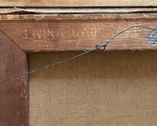 Untitled Girl with Curls, Livingston Geer, Measures 12" W x 14" H; 18" W x 20" H with Frame. Photo 3 of 3.