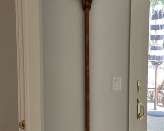 Antique Bale Pitchfork. Measures 16" W x 82" H. Photo 1 of 3.