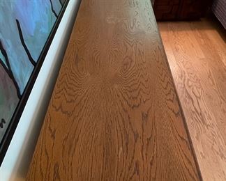 Mid-Century Lane Furniture Brutalist Nine-Drawer Bureau. Measures 68" W x 18" D x 30" H. Photo 4 of 5.