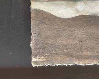 Adam & Eve, Watercolor on Paper. Signed By Artist. Measures 6.5" W x 10" H; 12" W x 16" H with Frame. Photo 2 of 2.