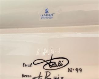 Lladró Limited Edition 5884 Motoring in Style, #99/1500. Photo 3 of 3.