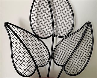 Salterini-Style Pleather Upholstered Chair - 1 Available. Photo 2 of 4.