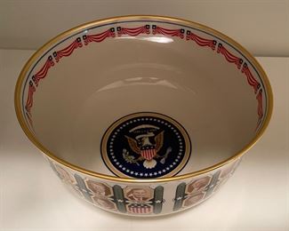Limited Edition Presidential Bowl 1789 - 1989 - 2 Available. Photo 2 of 3.