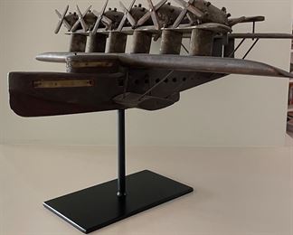 Model of Spruce Goose on Mount. Measures 24" W x 21" H x 14" H. Photo 1 of 4.