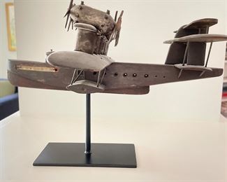 Model of Spruce Goose on Mount. Measures 24" W x 21" H x 14" H. Photo 3 of 4.