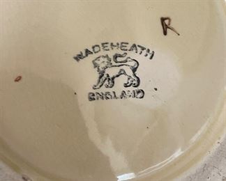 1930s Wade Heath, England, Pitcher of Three Little Pigs. Photo 3 of 3.