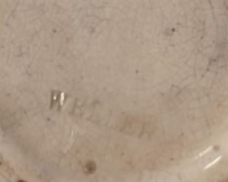 Vintage 1920s Weller Kingfisher Pitcher. Photo 4 of 4.