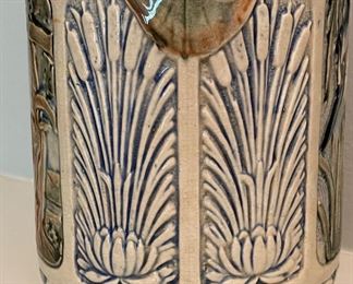 Vintage 1920s Weller Kingfisher Pitcher. Photo 3 of 4.