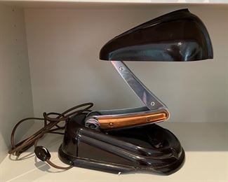 Vintage French Brevete Jumo Art Deco Bakelite Task Lamp. Photo 1 of 3.