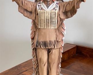 Old Commonwealth Chief Illini Porcelain Decanter. Photo 1 of 3.