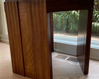 Mid-Century Modern Side Table - 1 Available. Measures 24" W x 22.5" H. Photo 3 of 4.