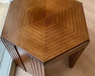 Mid-Century Modern Side Table - 1 Available. Measures 24" W x 22.5" H. Photo 2 of 4.