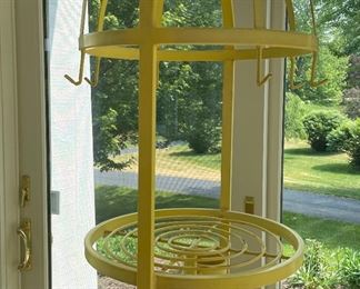 Vintage All-Weather Bar Cart on Wheels. Measures 36" W x 24" D x 73" H. Photo 2 of 5.