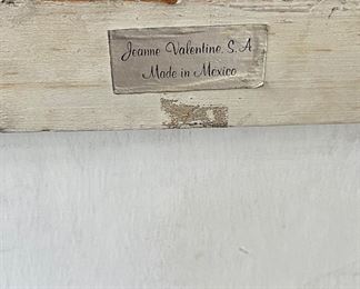 Lady Godiva, Papier Mache, Jeanne Valentine S.A. Measures 37" W x 35" H; 41" W x 37.5" H with Frame. Photo 3 of 3.