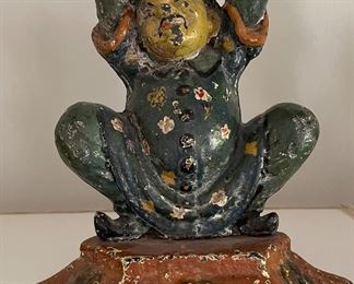 Vintage Cast Iron Fortune Teller Door Stop. Photo 1 of 3.