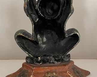 Vintage Cast Iron Fortune Teller Door Stop. Photo 3 of 3.