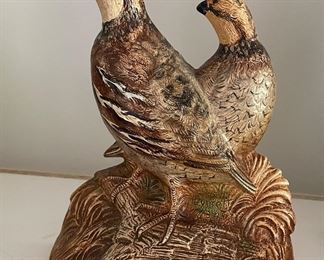 Pair of Quail Cast Iron Doorstop. Photo 1 of 2.