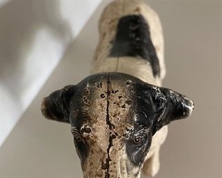 Cast Metal English Pointer Hunting Dog Door Stop. Photo 3 of 4.