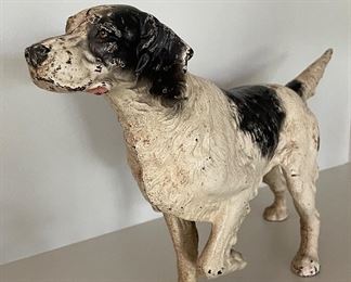Cast Metal English Pointer Hunting Dog Door Stop. Photo 2 of 4.
