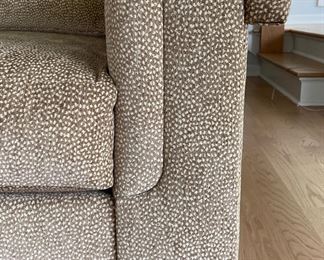 Sofa Newly Upholstered. Measures 96" W x 41" D with 20" Seat Height. Photo 4 of 5.