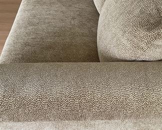 Sofa Newly Upholstered. Measures 96" W x 41" D with 20" Seat Height. Photo 3 of 5.