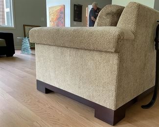 Sofa Newly Upholstered. Measures 96" W x 41" D with 20" Seat Height. Photo 2 of 5.