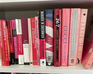 Pink & Red Books.