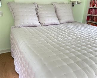 Pottery Barn Full Size Upholstered Headboard. Mattress & Bedding Available, Too. Photo 2 of 3.