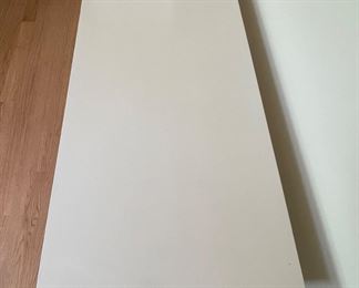 Vintage Wood Campaign Desk with Brass Hardware. Measures 42.5" W x 17" D x 28.5" H. Photo 3 of 6.