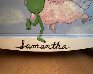 Hand-Painted Muppet Theme Chest of Drawers With "Samantha" Name (Can Be Painted Without Compromising Chest). Photo 3 of 3.