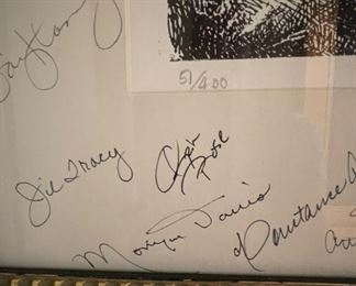 2009 Republican Impeachment Committee Autographed by Committee Members. Singed & Numbered Lithograph by W. M. Crook JR. Photo 4 of 4.