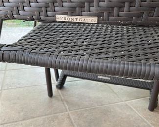 Frontgate Woven All-Weather Dining Set. Photo 2 of 2.