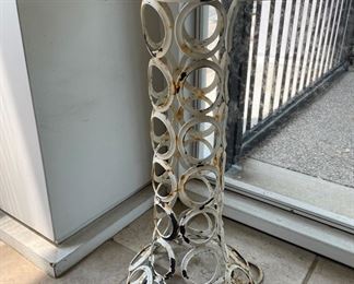 Vintage Metal Occasional Table. Photo 1 of 2.