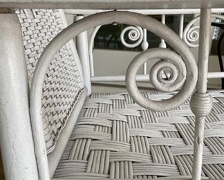 Vintage Morris Wicker Rocker. Photo 4 of 4.