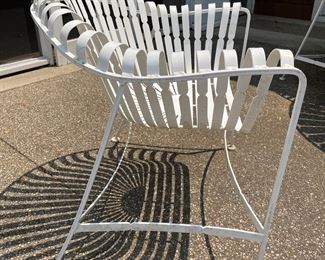 Vintage Outdoor Dining Set In The Style of Francois Carre. Photo 3 of 6.