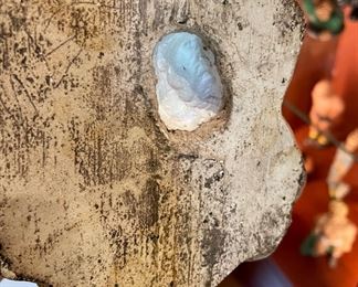 Vintage Native American Chalk Figurine. Photo 2 of 2.