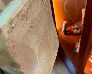 Chalkware Native American Chief Bust. Photo 2 of 4.