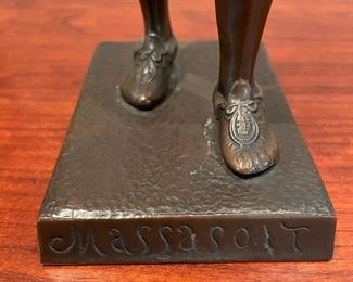 Bronze of Massasoit Sachem. Photo 4 of 4.