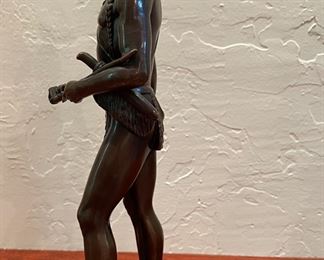 Bronze of Massasoit Sachem. Photo 2 of 4.