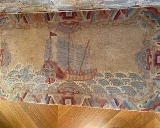 Nordic "Prayer" Rug. Measures 51" x 32."