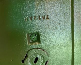 Reproduction Bank on John Deere Quality Cast Metal Bank. Photo 2 of 2.