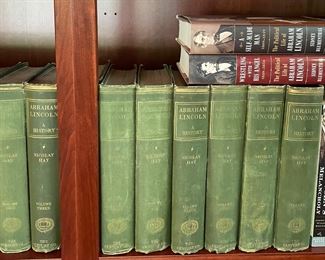 Collection of Abraham Lincoln Books. Photo 1 of 4.