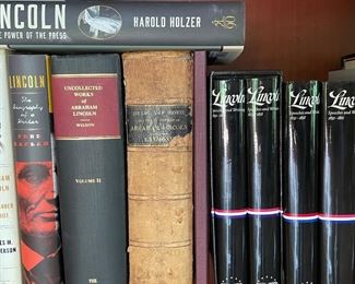 Collection of Abraham Lincoln Books. Photo 4 of 4.