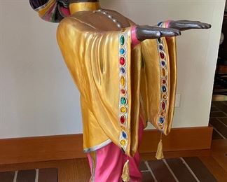 Fortune Teller Statue. Measures 43" H. Photo 2 of 2.